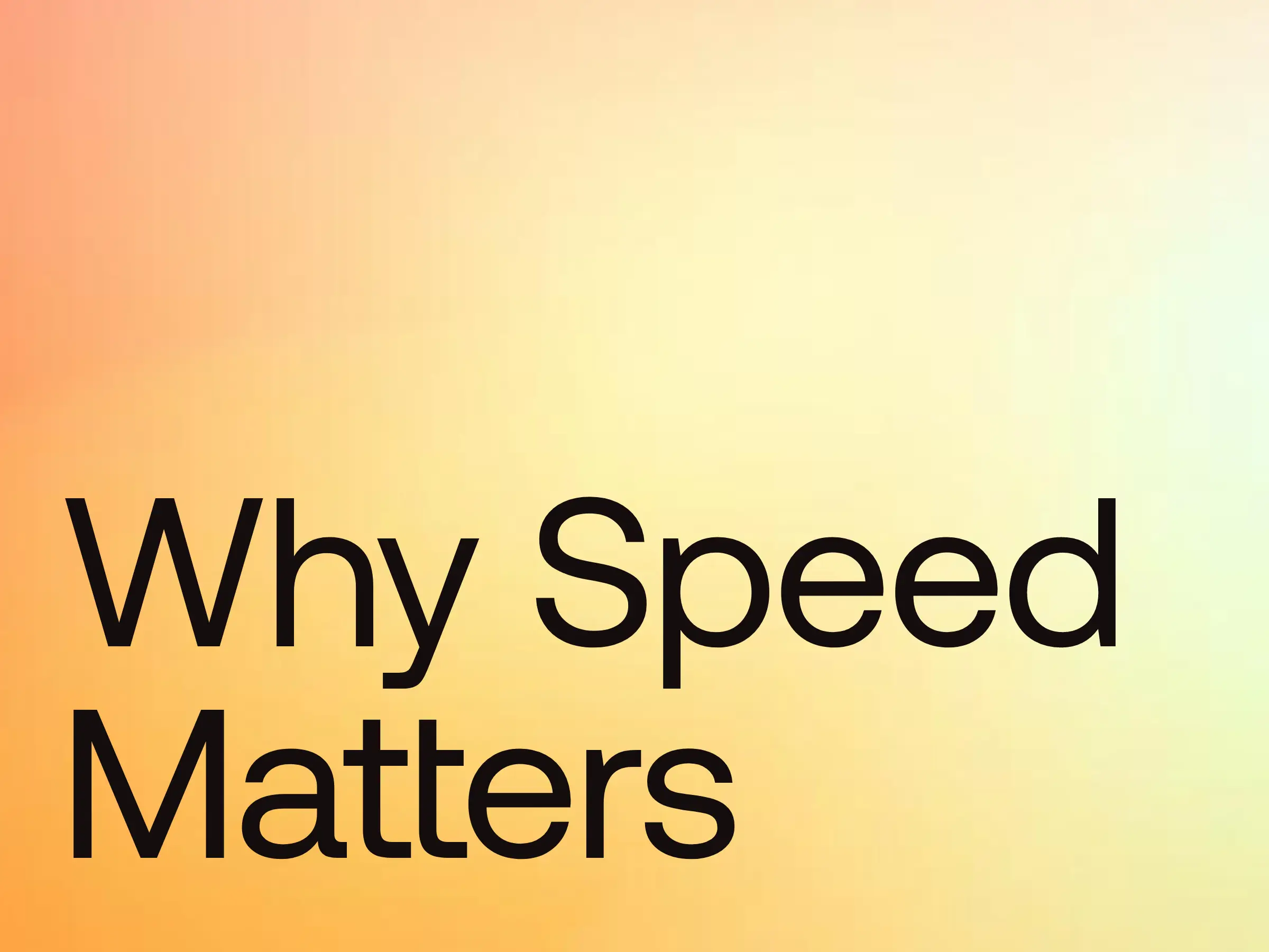 Website Performance Matters: How Speed Affects Your Bottom Line